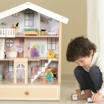 Drvena kućica za lutke